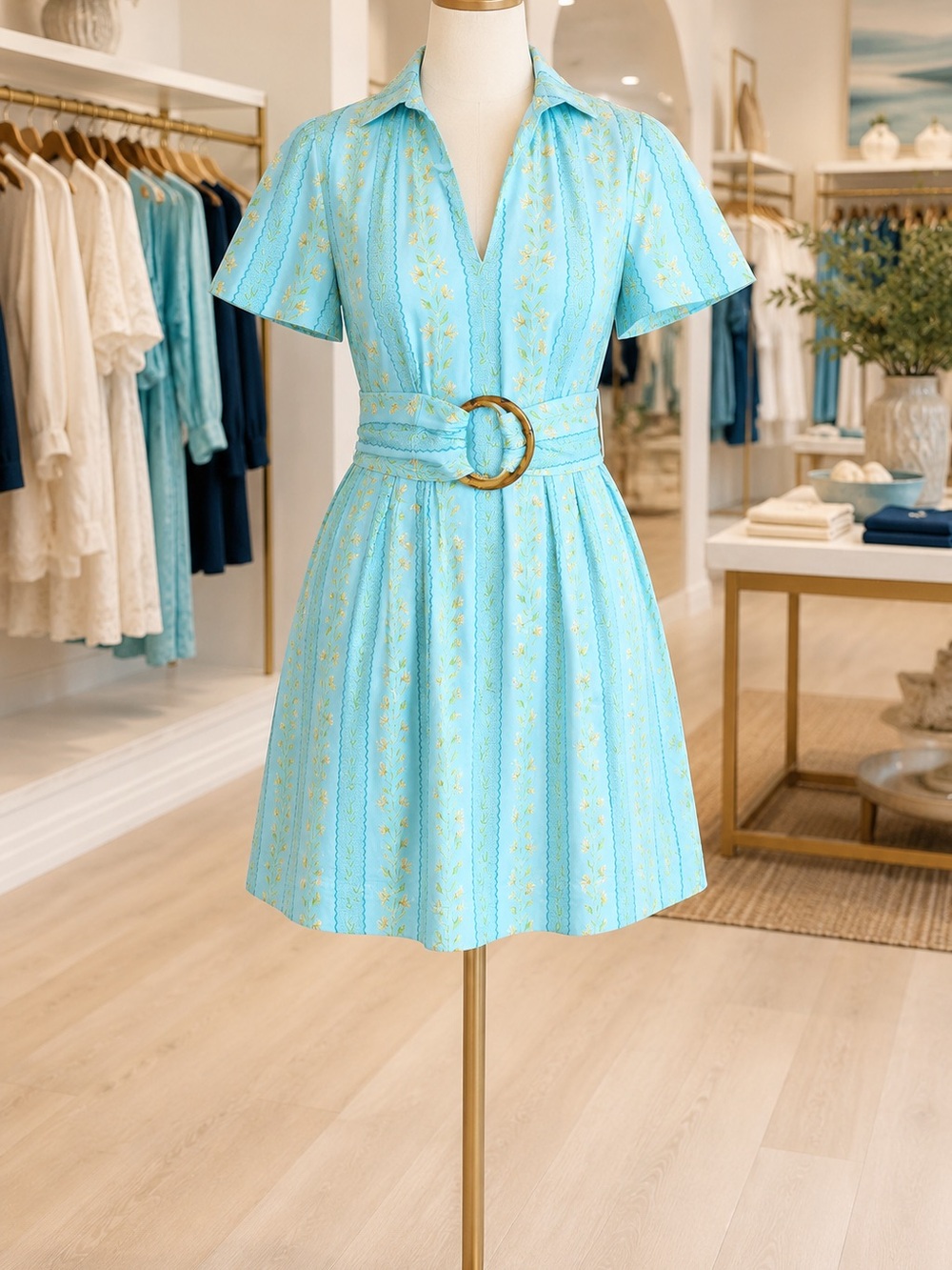 HOLLY SHAE: BROOKE DRESS | HONEYSUCKLE STRIPE NWT